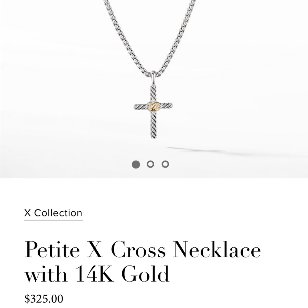 David Yurman Cross Necklace